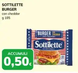 Basko Sottilette burger con cheddar offerta