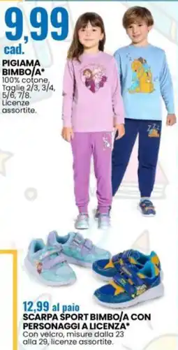 Eurospin Pigiama bimbo/a offerta