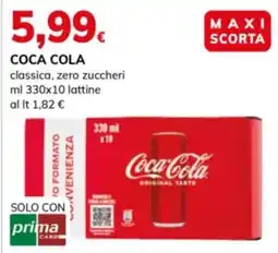 Basko Coca Cola classica, zero zuccheri offerta