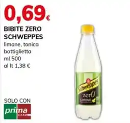 Basko Bibite zero Schweppes limone offerta
