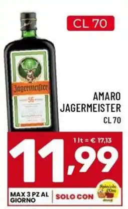 Il Centesimo Amaro Jagermeister offerta