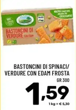 Il Centesimo Bastoncini di spinaci/verdure con edam frosta offerta