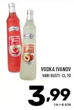 Il Centesimo Vodka Ivanov vari gusti offerta