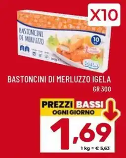 Il Centesimo Bastoncini di merluzzo Igela offerta