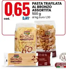 Eurospin Pasta Trafilata al Bronzo Assortita offerta