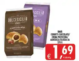 Deco Supermercati Dolcesicilia Cornetti Cioccolato e Nocciola offerta