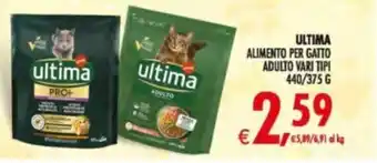 Deco Supermercati Ultima alimento per gatto adulto offerta