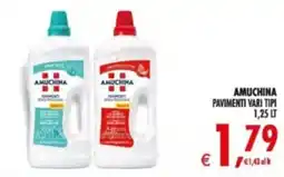 Deco Supermercati Amuchina pavimenti vari tipi offerta