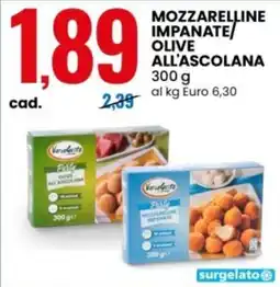 Eurospin Mozzarelle impanate/olive all'ascolana VariaGusto offerta