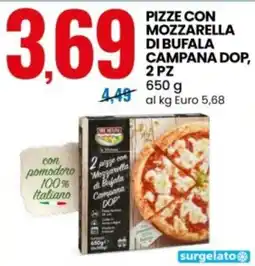 Eurospin Pizze con Mozzarella di Bufala Campana DOP offerta