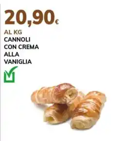 Basko Cannoli con crema alla vaniglia offerta