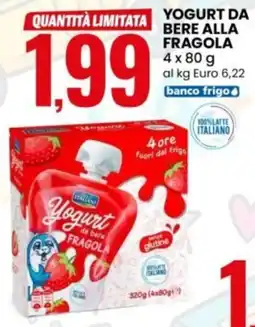 Eurospin Yogurt da bere Fragola offerta