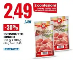 Eurospin Prosciutto Crudo offerta