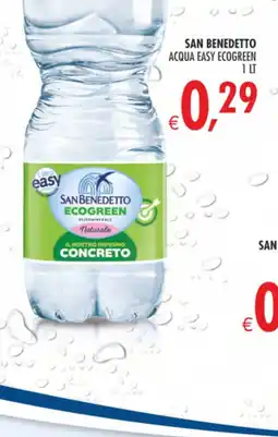 Deco Supermercati San Benedetto Acqua Easy Ecogreen offerta