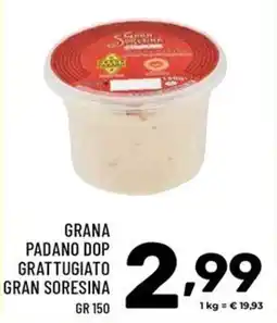 Il Centesimo Grana Padano DOP Grattugiato Gran Soresina offerta