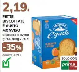 Basko Fette biscottate è gusto Monviso albicocca e avena offerta