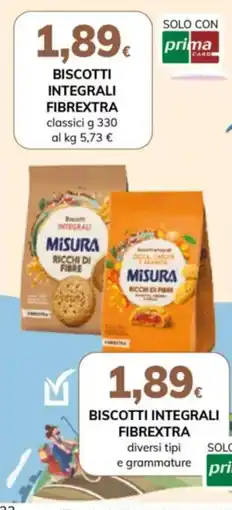 Basko Biscotti integrali Fibrextra offerta