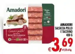 Deco Supermercati Amadori Salsiccia Pollo e Tacchino offerta