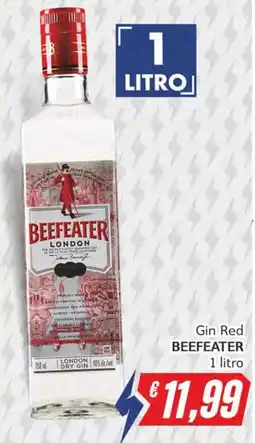 Italy Cash Gin Red BEEFEATER offerta