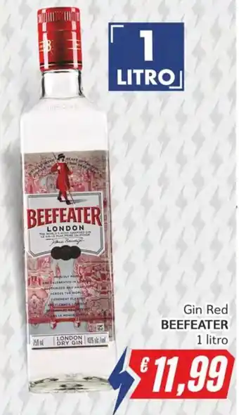 Italy Cash Gin Red BEEFEATER offerta
