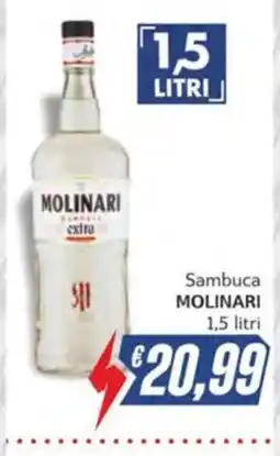 Italy Cash Sambuca Molinari offerta