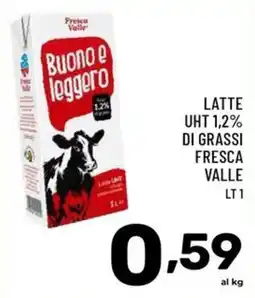 Il Centesimo Latte UHT 1,2% di grassi Fresca Valle offerta