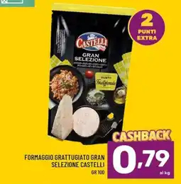 Il Centesimo Formaggio grattugiato gran selezione Castelli offerta