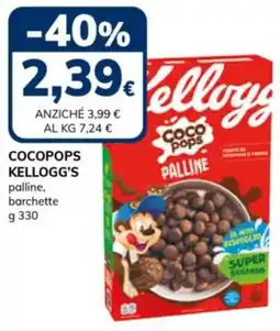 Basko Coco pops Kellogg's palline offerta