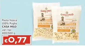 Pasta fresca CASA MILO