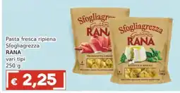 Italy Cash Pasta fresca ripiena Sfogliagrezza RANA offerta