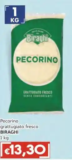 Italy Cash Pecorino grattugiato fresco Biraghi offerta