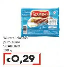 Italy Cash Würstel classici puro suino SCARLINO offerta