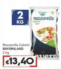 Italy Cash Mozzarella Cubetti Bayernland offerta
