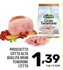 Il Centesimo Prosciutto cotto alta qualità Gran Tenerone offerta