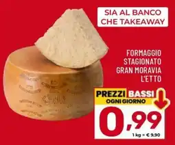 Il Centesimo Formaggio stagionato Gran Moravia offerta