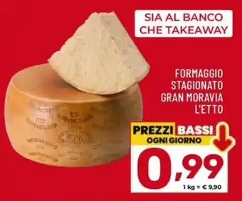 Il Centesimo Formaggio stagionato Gran Moravia offerta