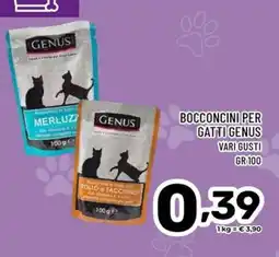 Il Centesimo Bocconcini per gatti Genus offerta
