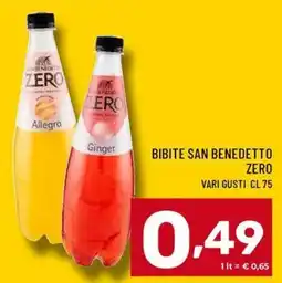 Il Centesimo Bibite San Benedetto Zero offerta