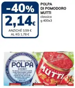 Basko Polpa di pomodoro Mutti classica offerta
