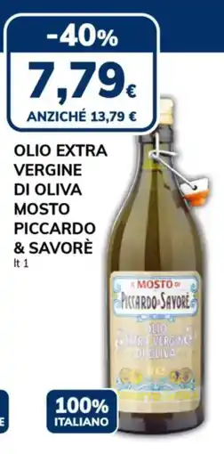 Basko Olio extra vergine di oliva mosto piccardo & savorè offerta
