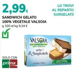 Basko Sandwich gelato 100% vegetale Valsoia offerta