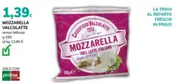 Basko Mozzarella Valcolatte senza lattosio offerta