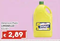 Italy Cash Detersivo Piatti Limonello offerta