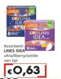 Italy Cash Assorbenti Lines Idea offerta