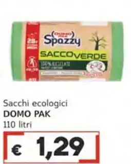 Italy Cash Sacchi ecologici DOMO PAK offerta
