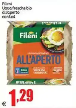 Elite Uova fresche bio all'aperto Fileni offerta