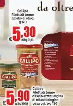 Elite Callipo Filetti di tonno all'olio di oliva offerta