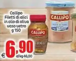 Elite Callipo Filetti di alici in olio di oliva offerta