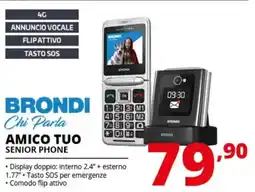 Comet Brondi Amico Tuo Senior Phone offerta
