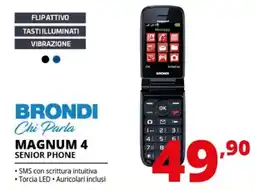 Comet Brondi Magnum 4 Senior Phone offerta